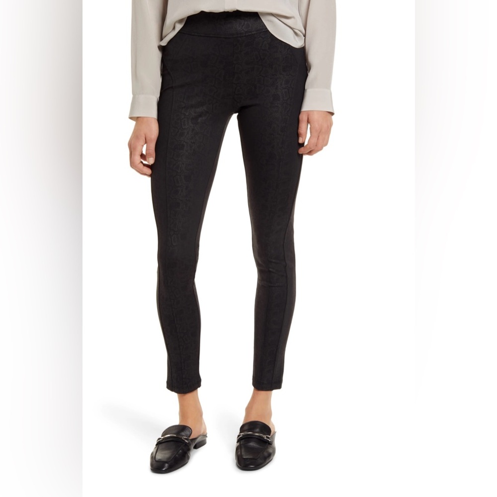 Wit & Wisdom Coated Faux Snakeskin Ponte Legging
Black | Size 2